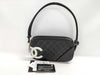 CHANEL Cambon Line One-Shoulder Bag Black 9413413 / G Card / S Sticker / Booklet Shoulder Bag