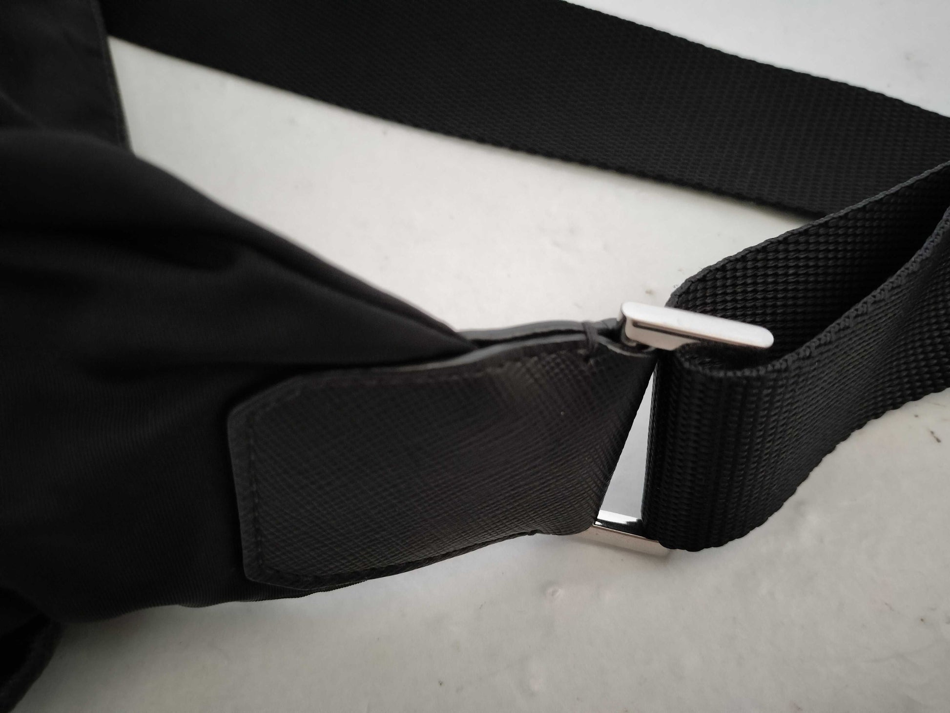 PRADA Nylon PRADA Nylon Saffiano Leather Crossbody Shoulder Bag Shoulder Bag Shoulder Bag