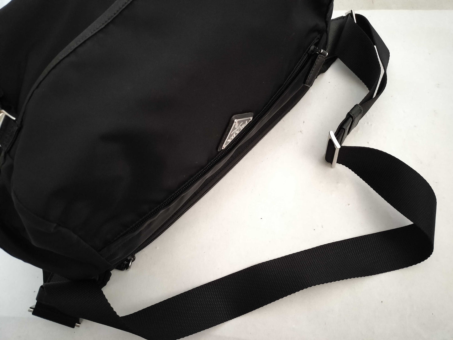PRADA Nylon PRADA Nylon Saffiano Leather Crossbody Shoulder Bag Shoulder Bag Shoulder Bag