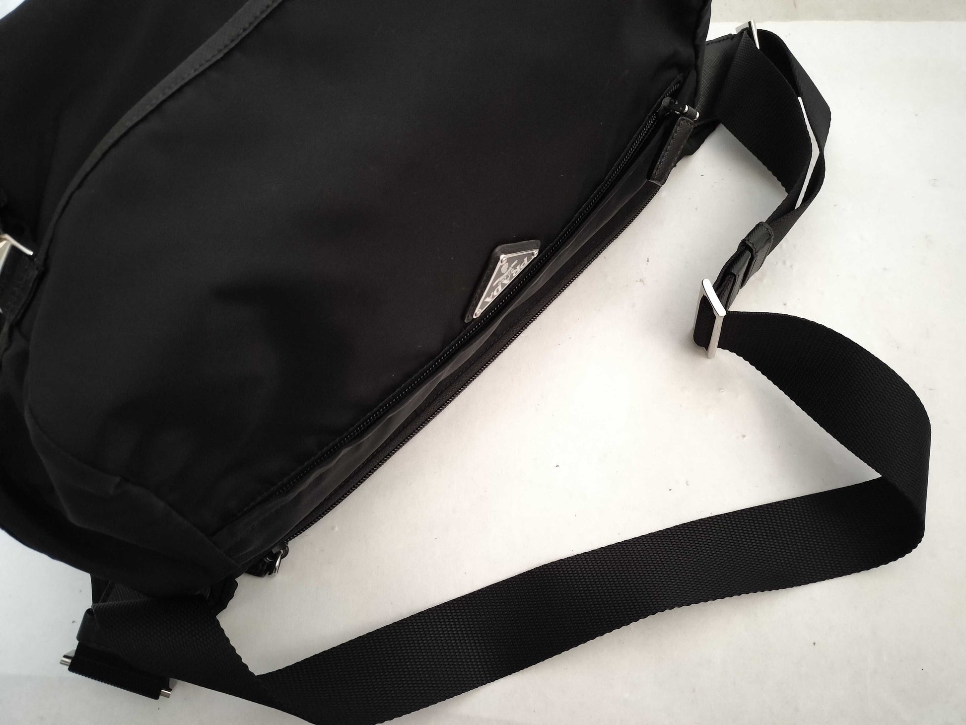 PRADA Nylon PRADA Nylon Saffiano Leather Crossbody Shoulder Bag Shoulder Bag Shoulder Bag