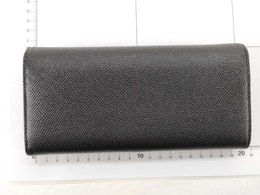 BVLGARI Bulgari Zero One Clip Long Wallet Black Wallet