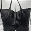 Tiffany&Co. Tote Bag Leather Black Black Tote Bag