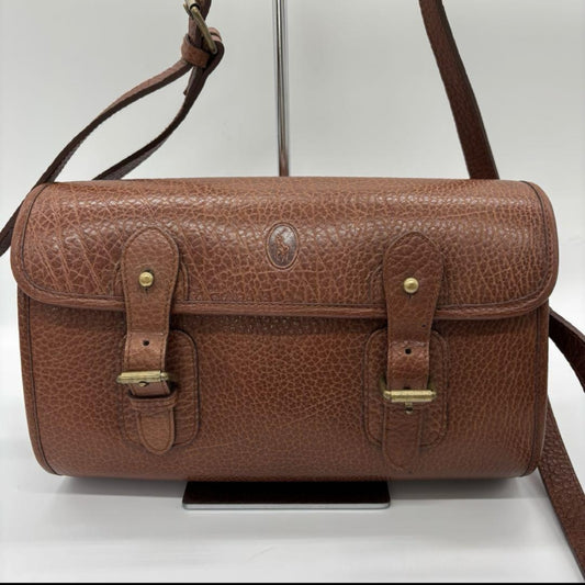 Ralph Lauren Shoulder Bag Leather Brown Shoulder Bag