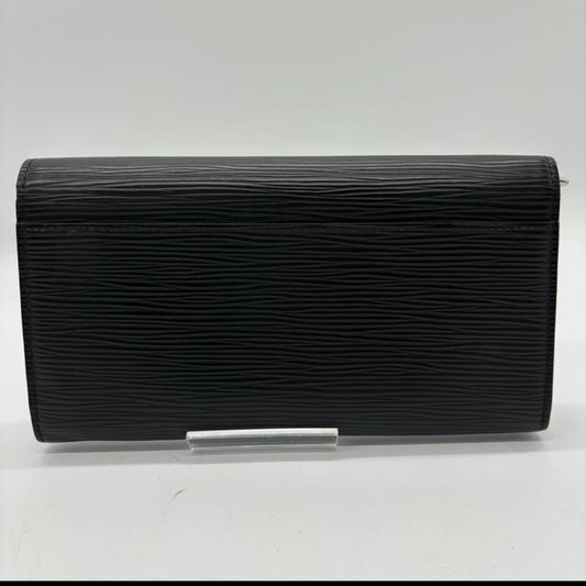 LOUIS VUITTON Louis Vuitton Epi M60582 Porte-Feuille Sala CA2134 Noir Wallet