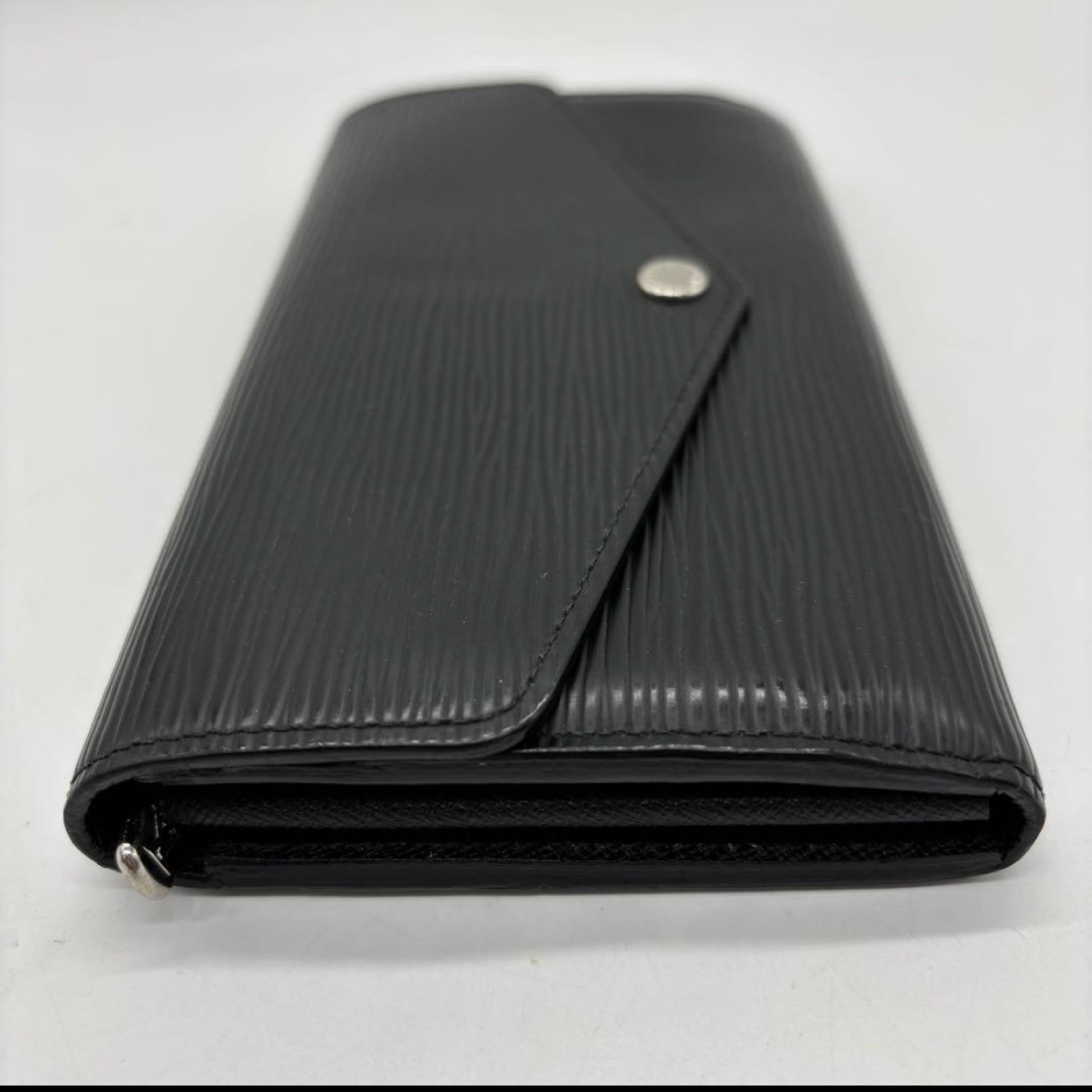 LOUIS VUITTON Louis Vuitton Epi M60582 Porte-Feuille Sala CA2134 Noir Wallet