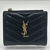Yves Saint Laurent YSL Saint Laurent Caviar Bi-Fold Compact Leather Black Wallet