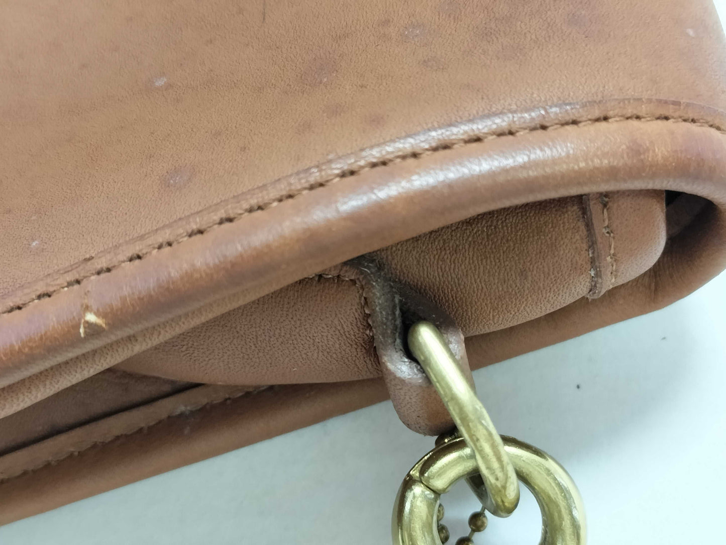 COACH COACH 9755 Old Coach Vintage Made in America Leather Shoulder Bag Brown Shoulder Bag