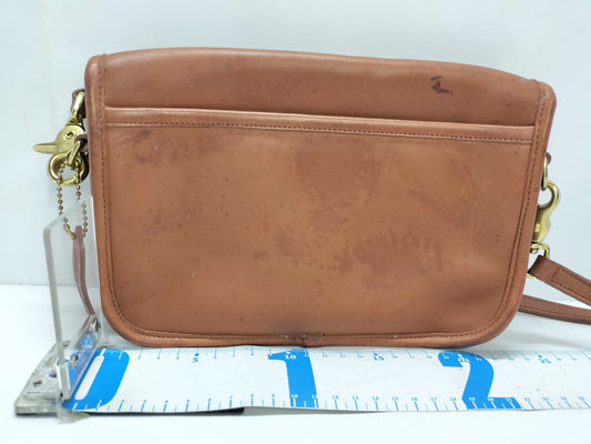 COACH COACH 9755 Old Coach Vintage Made in America Leather Shoulder Bag Brown Shoulder Bag