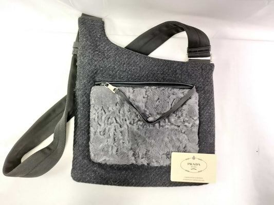 PRADA Prada fur shoulder bag