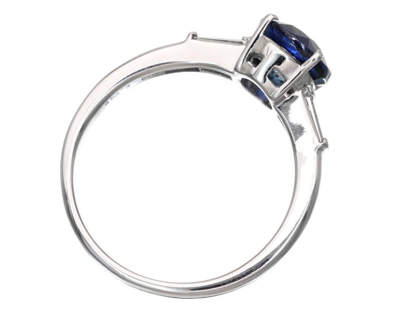 S2.049ct D0.19ct Pt900 4.5g Ring