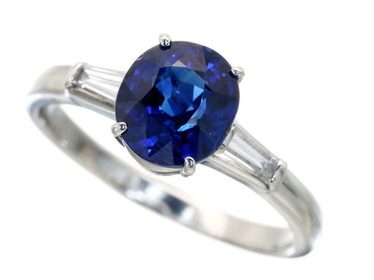 S2.049ct D0.19ct Pt900 4.5g Ring