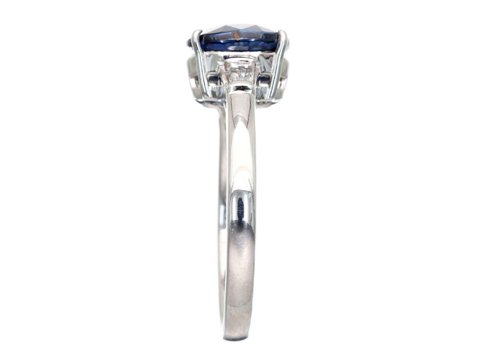 S2.049ct D0.19ct Pt900 4.5g Ring