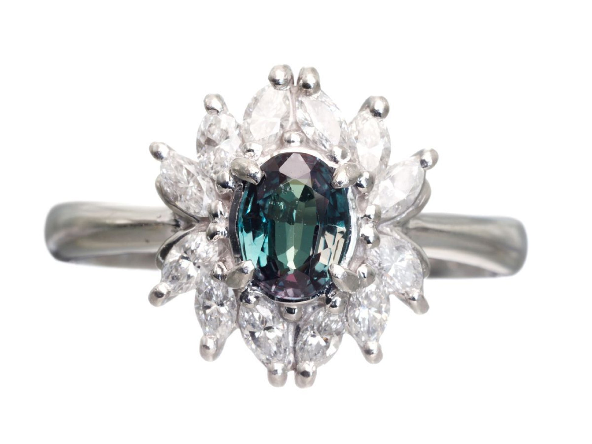 AX0.51ct D0.43ct Pt900 5.6g Ring