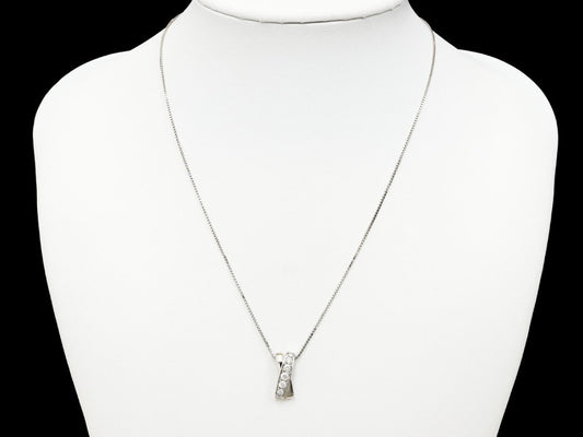 D0.30ct Pt950 7.3g Necklace