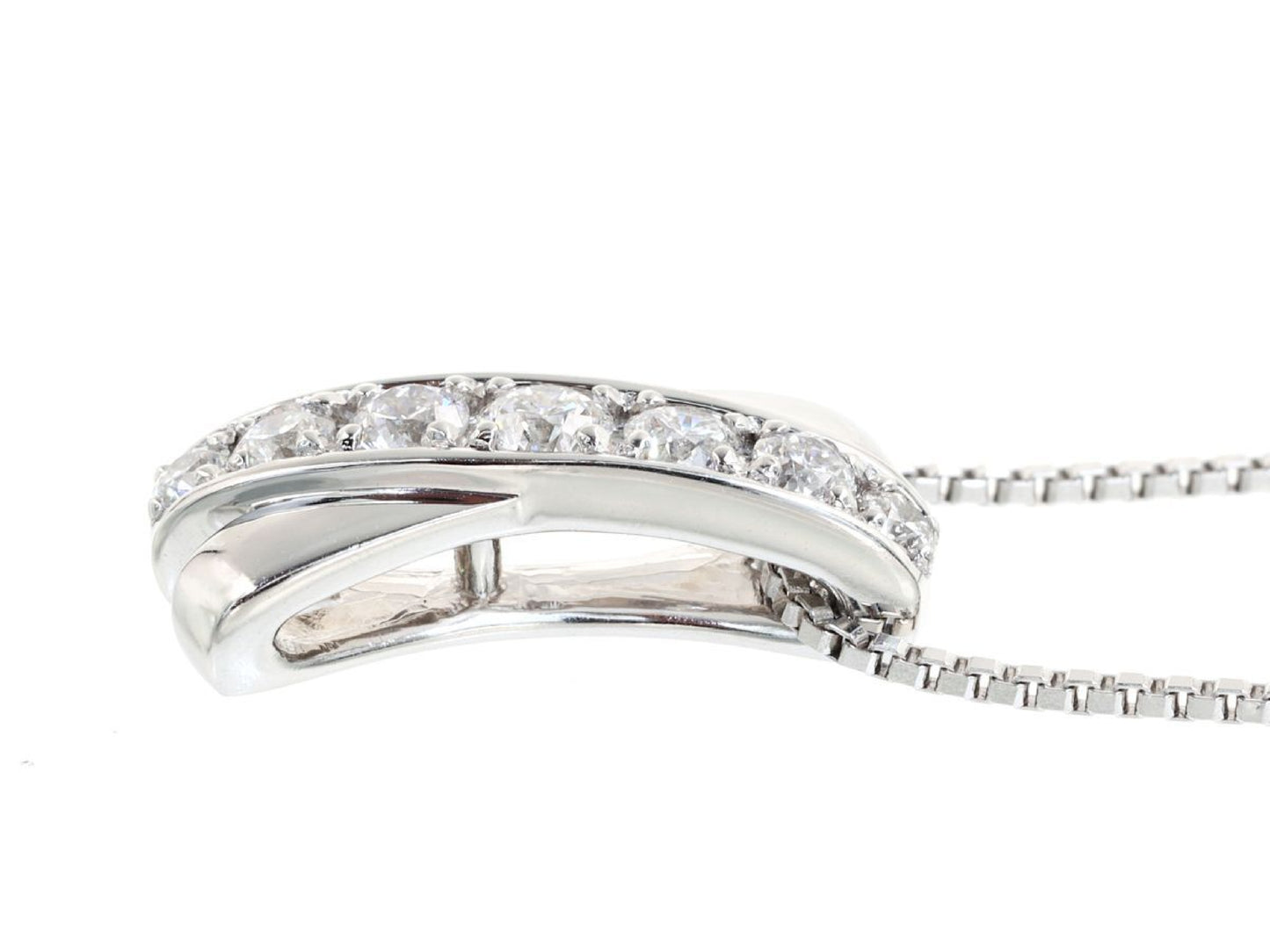 D0.30ct Pt950 7.3g Necklace