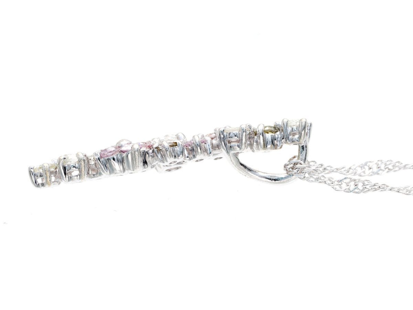 D0.25ct K18WG 2.1g Necklace