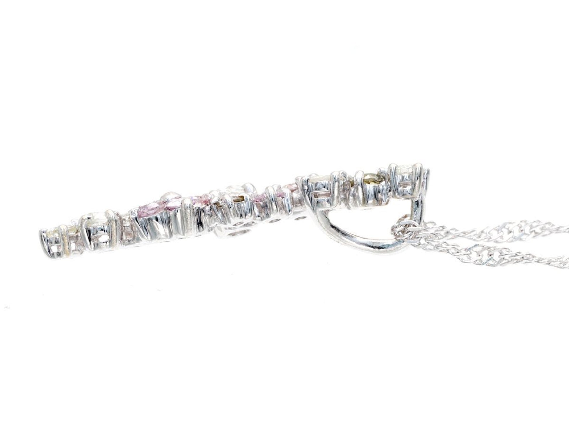 D0.25ct K18WG 2.1g Necklace