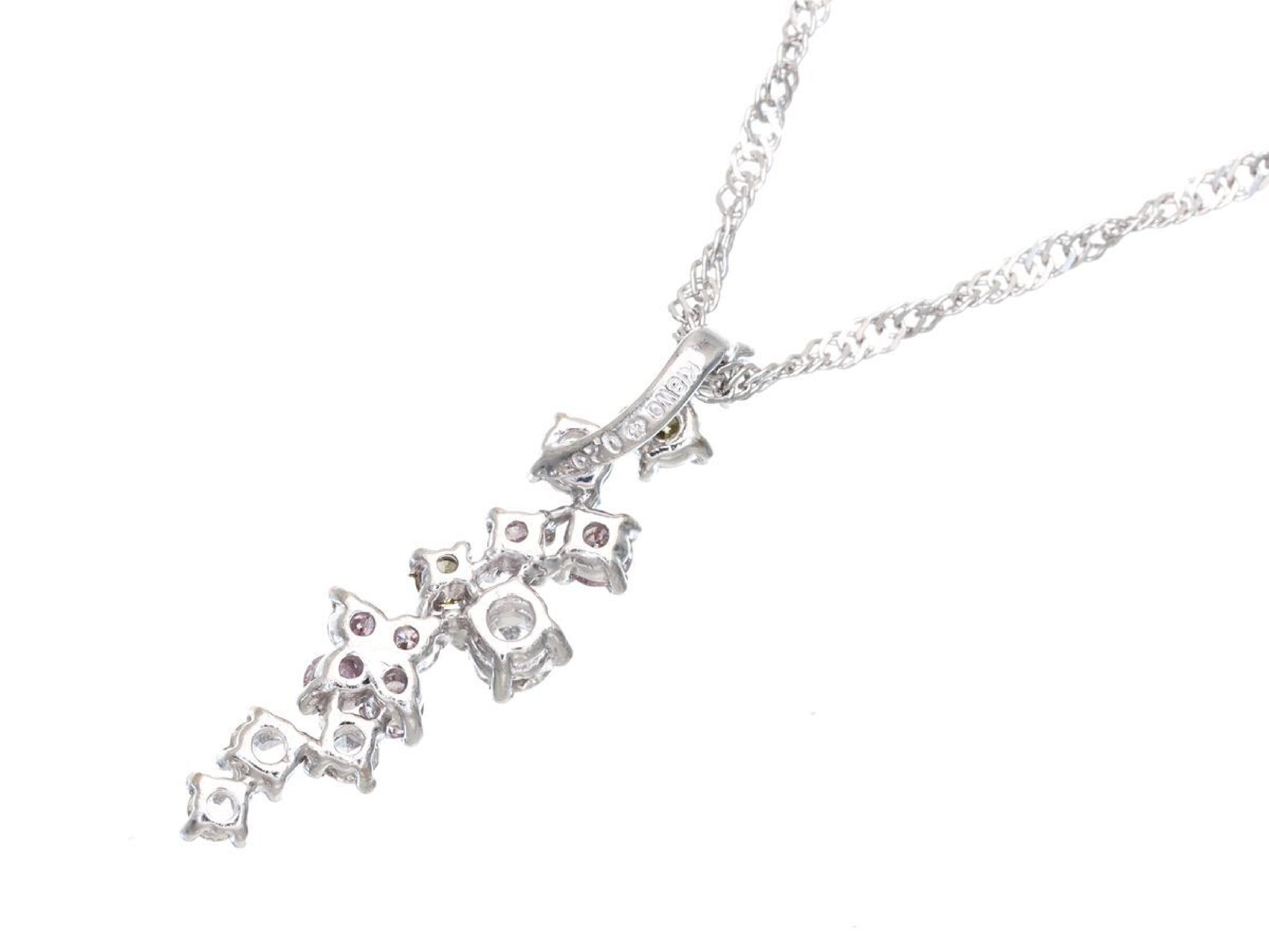 D0.25ct K18WG 2.1g Necklace