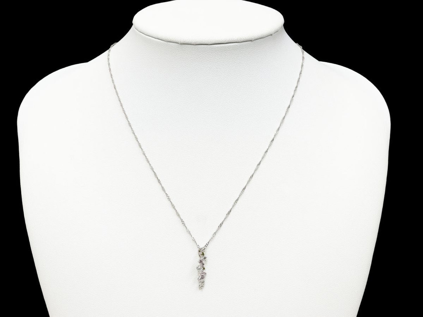 D0.25ct K18WG 2.1g Necklace