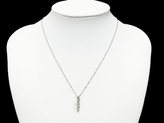 D0.25ct K18WG 2.1g Necklace