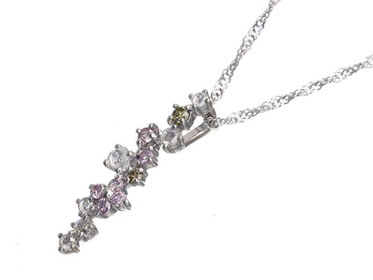 D0.25ct K18WG 2.1g Necklace