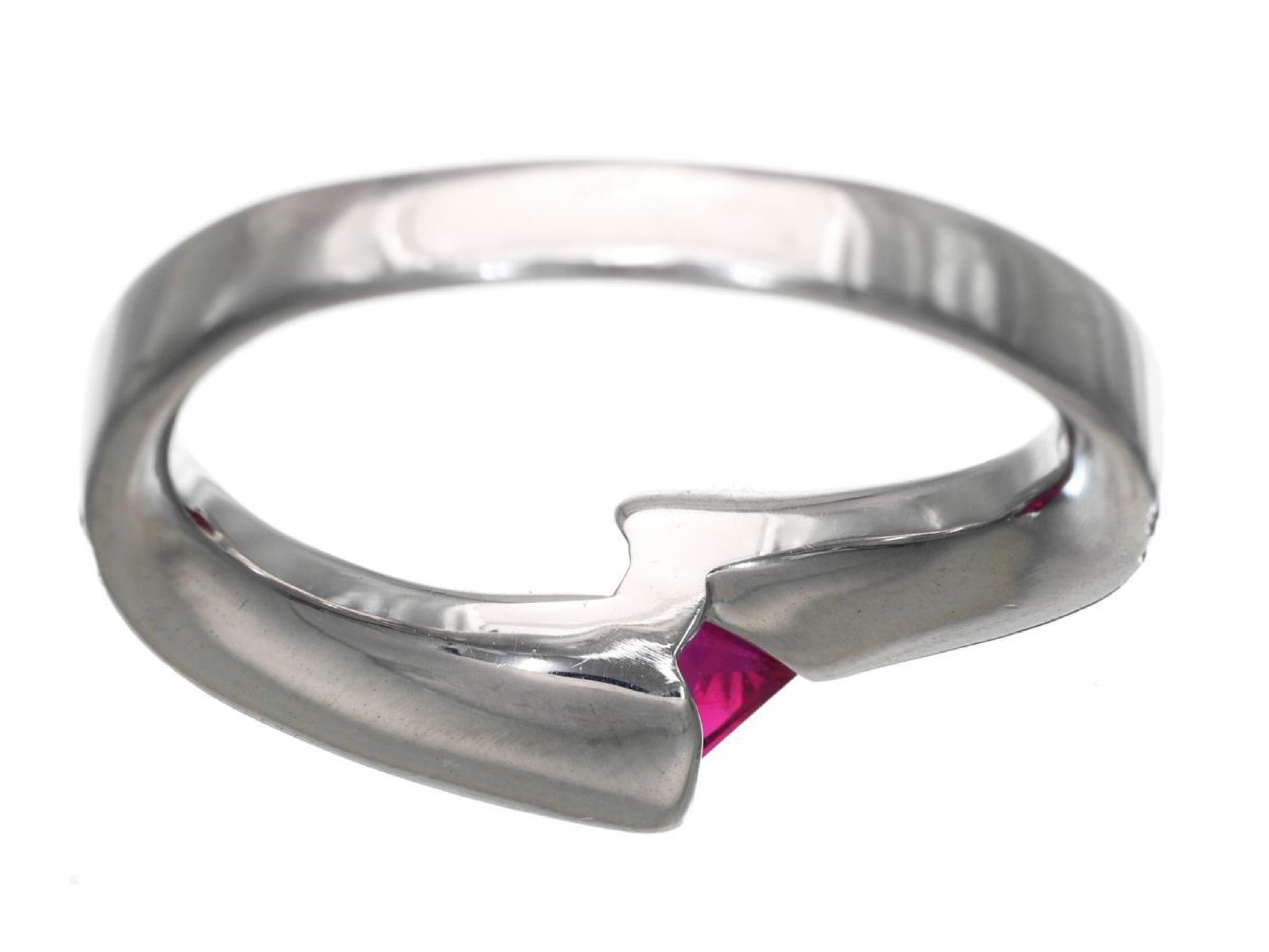 PS0.41ct D0.35ct Pt900 7.2g Ring