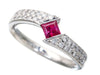 PS0.41ct D0.35ct Pt900 7.2g Ring