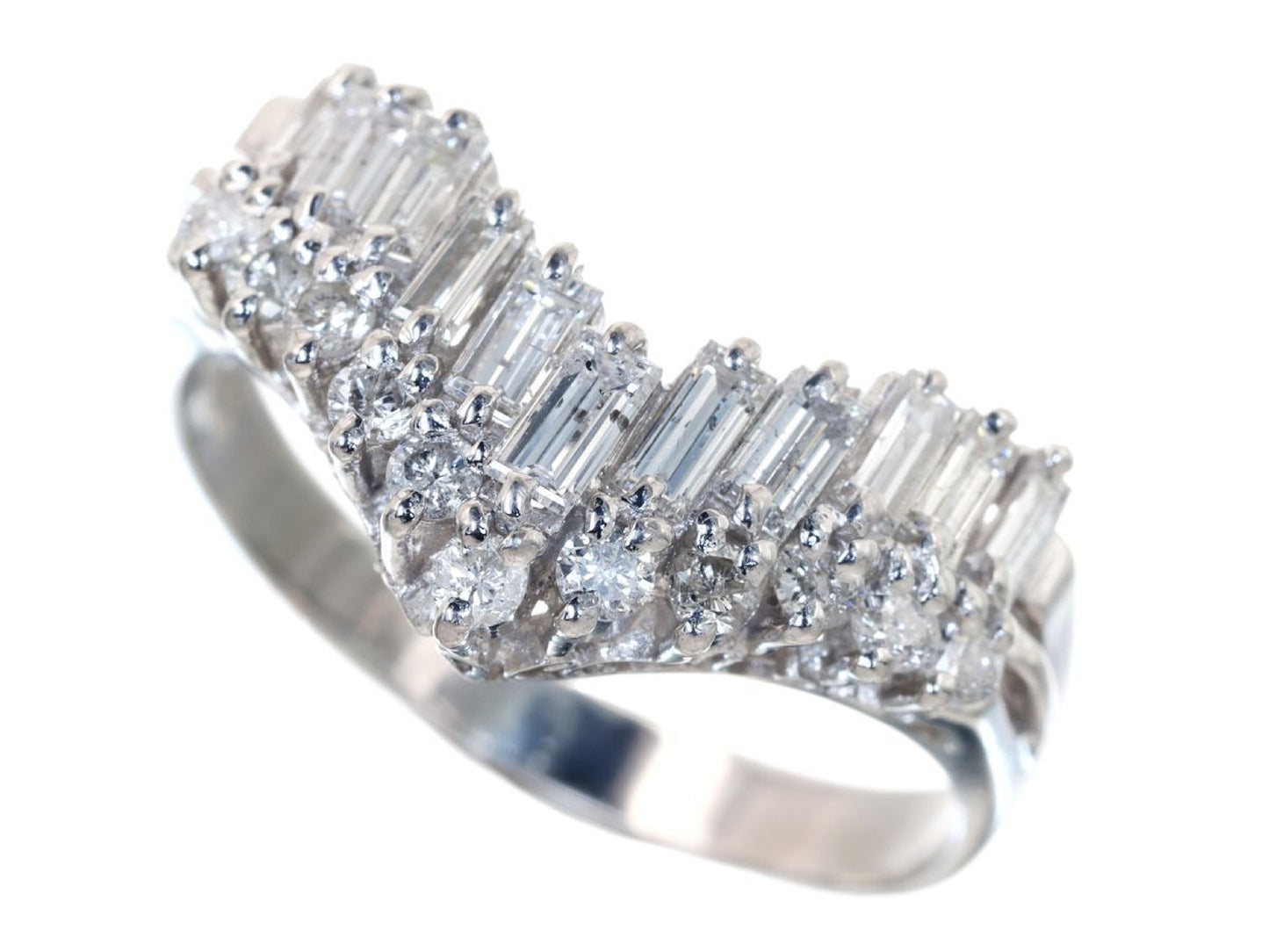 D1.02ct Pt900 6.7g Ring