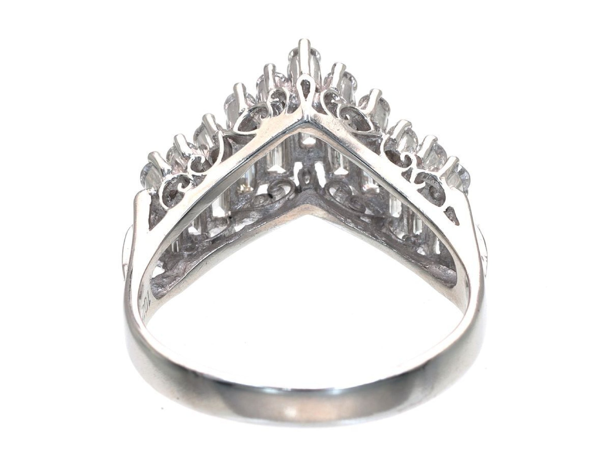 D1.02ct Pt900 6.7g Ring