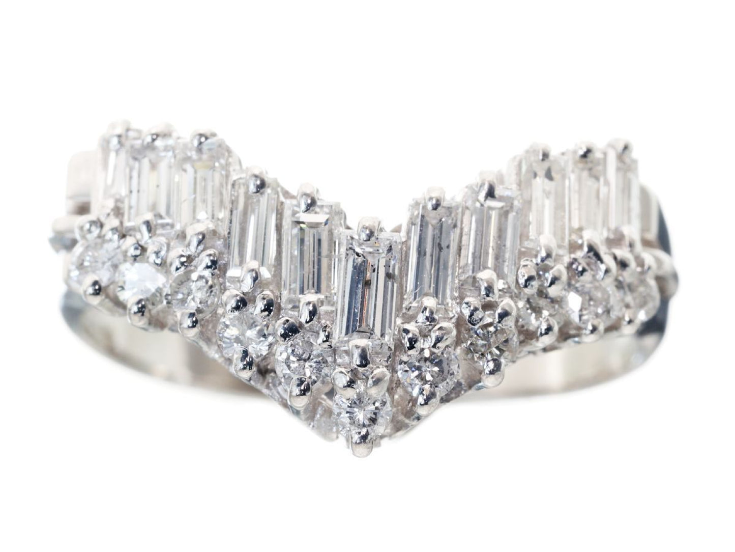 D1.02ct Pt900 6.7g Ring