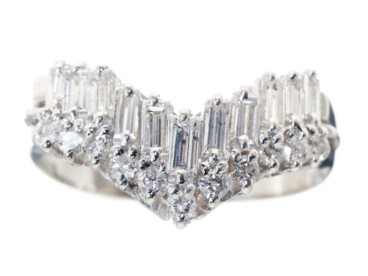 D1.02ct Pt900 6.7g Ring