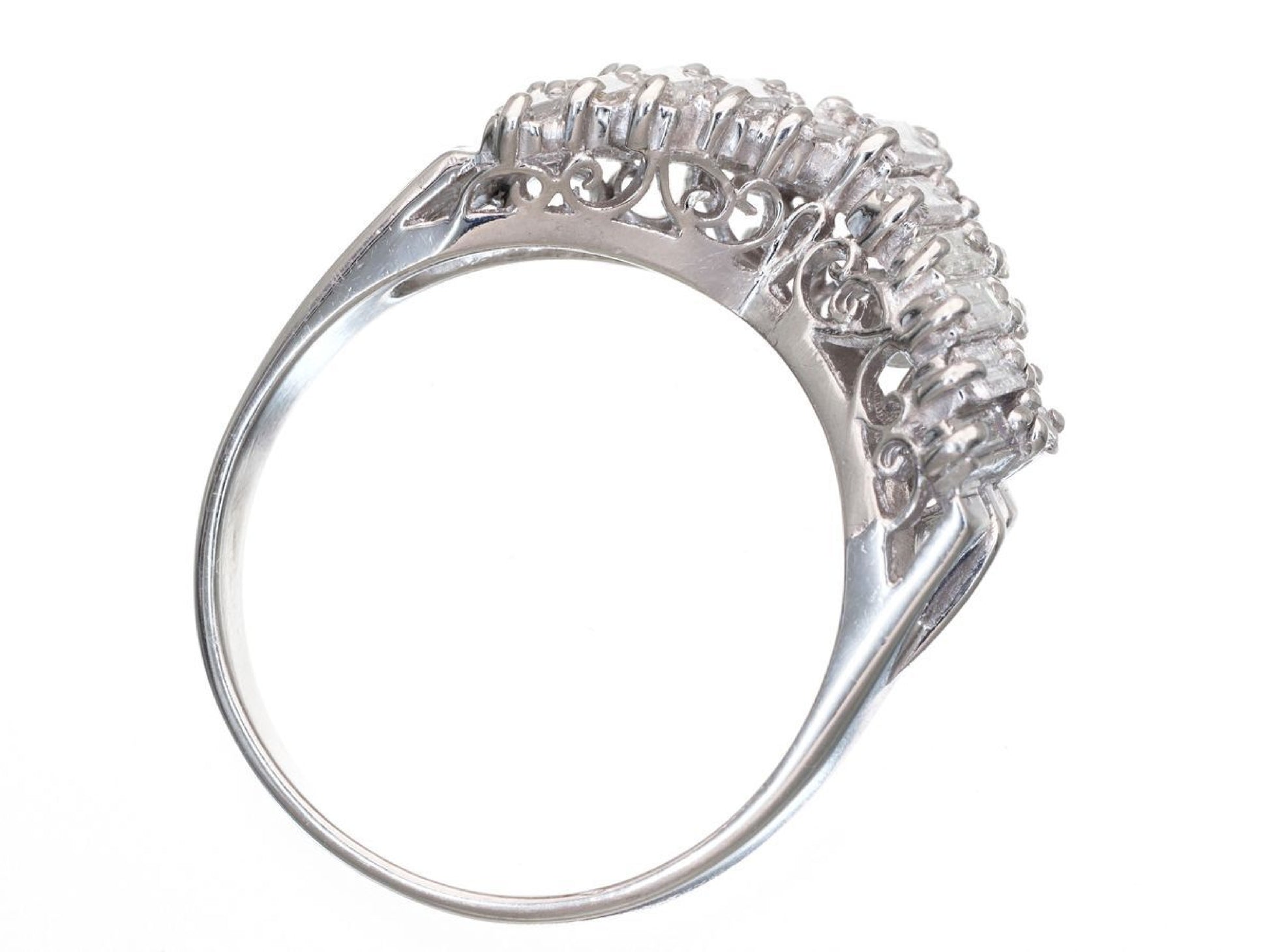 D1.02ct Pt900 6.7g Ring