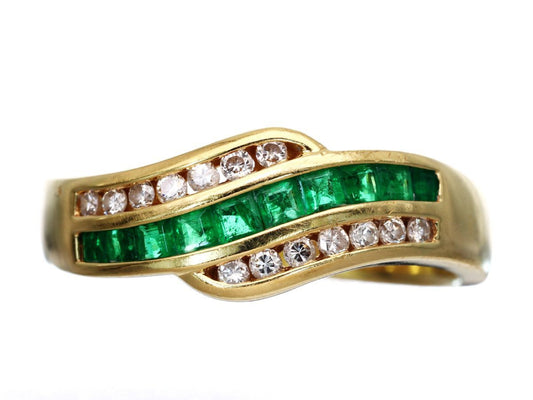 E0.36ct D0.16ct K18 5.1g Ring