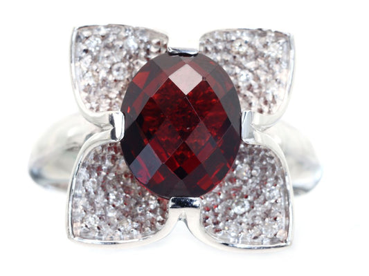 G4.07ct D0.12ct 750 6.9g Ring