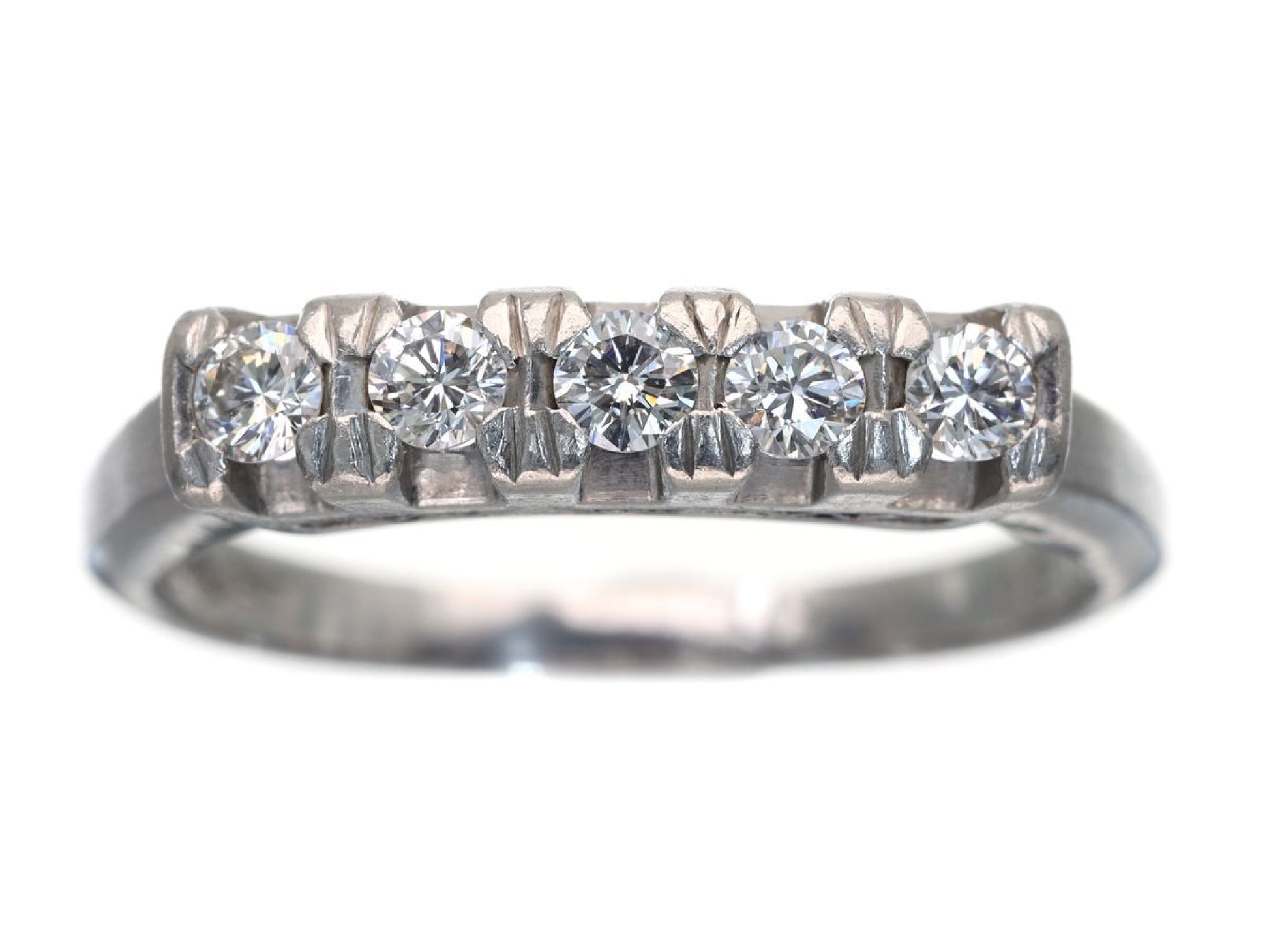 D0.30ct Pt900 4.5g Ring