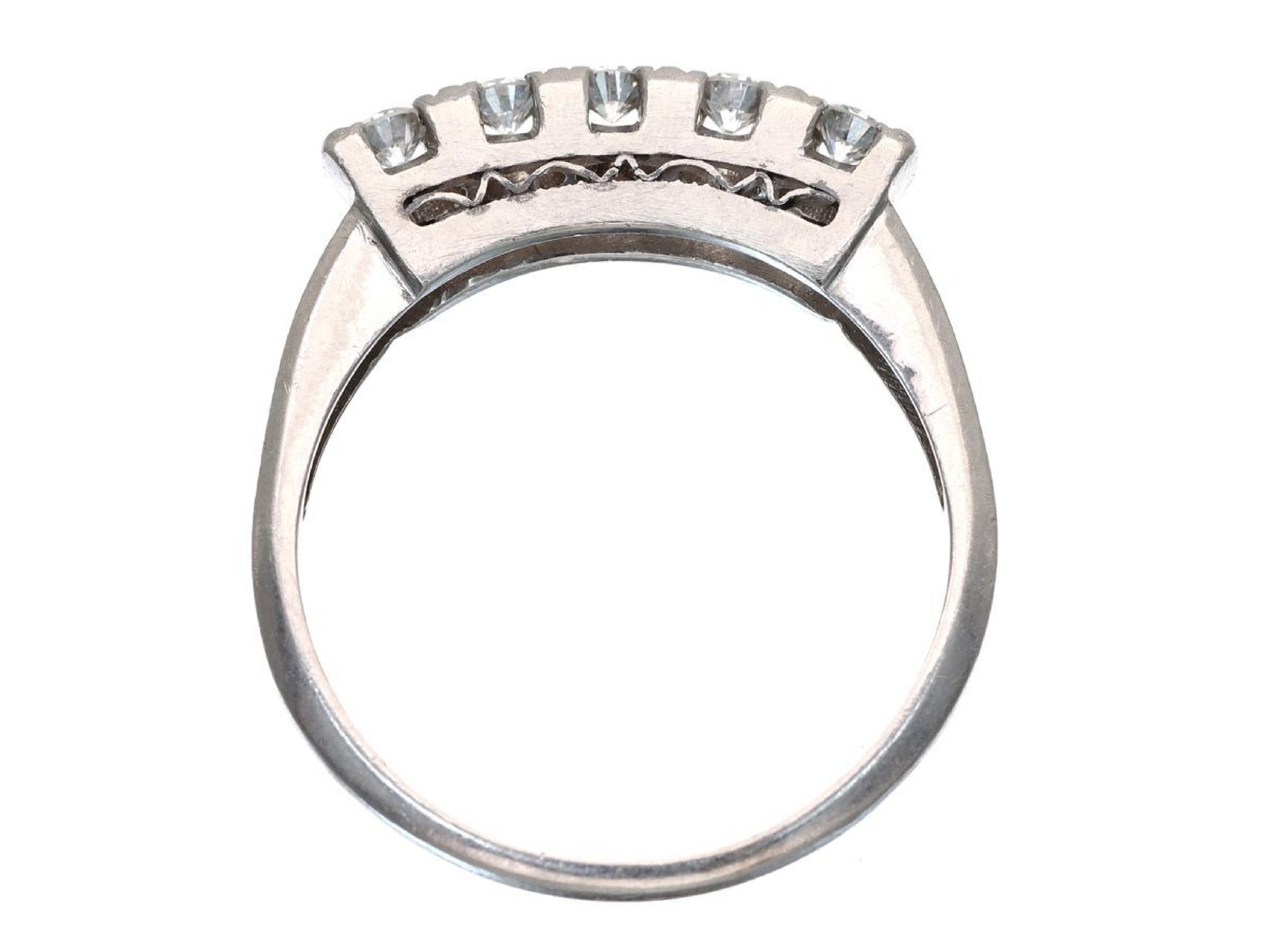 D0.30ct Pt900 4.5g Ring