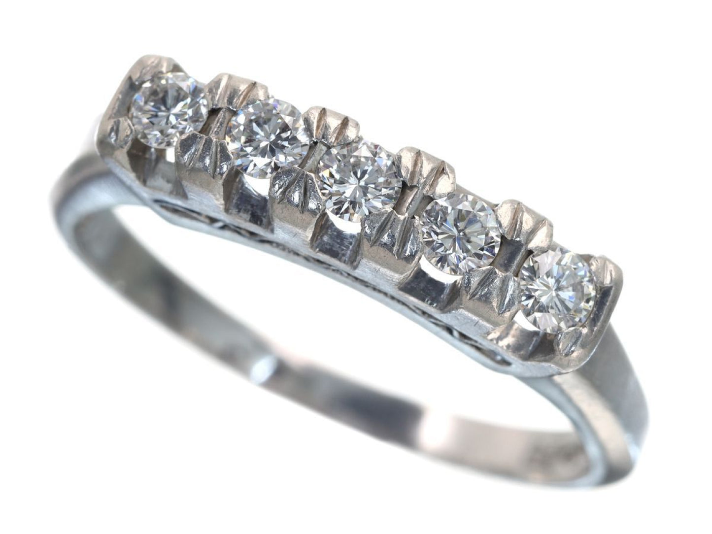 D0.30ct Pt900 4.5g Ring