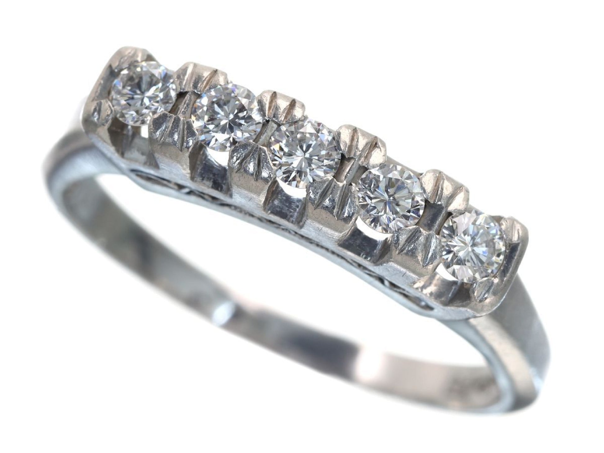 D0.30ct Pt900 4.5g Ring