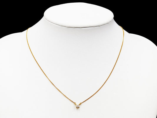 D0.13ct K18 2.0g Necklace