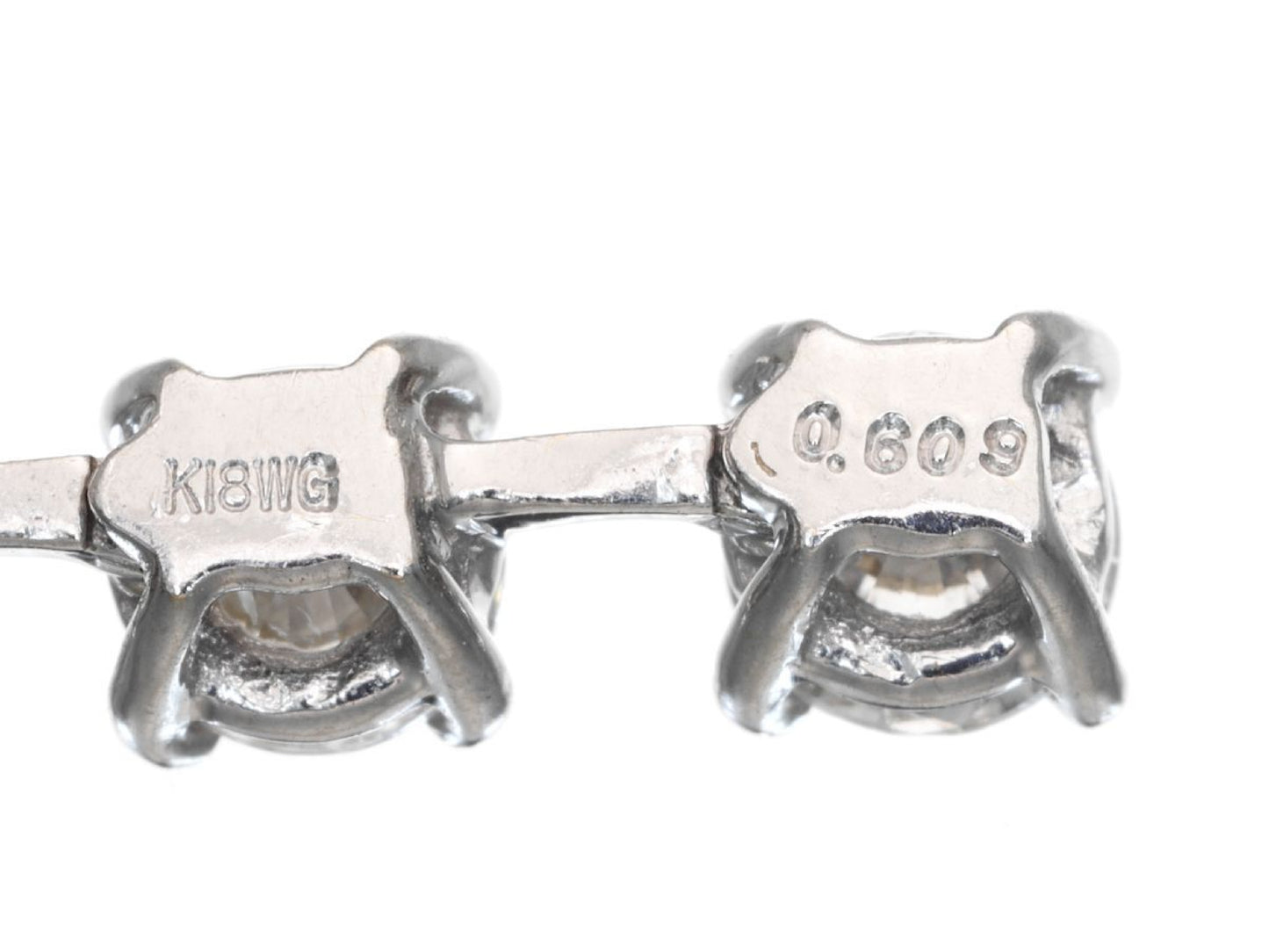 D0.609ct K18WG/750 2.0g Necklace