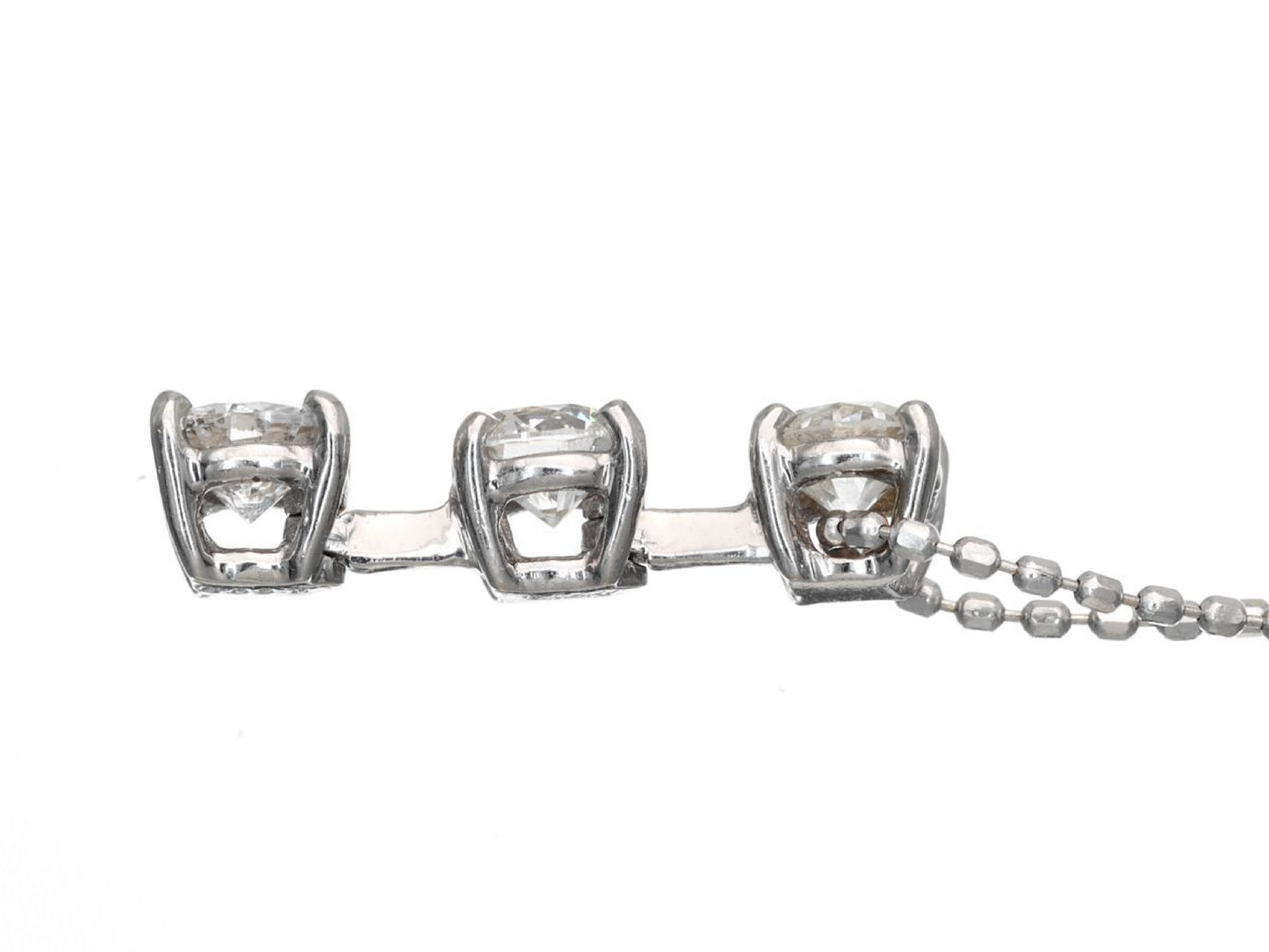 D0.609ct K18WG/750 2.0g Necklace