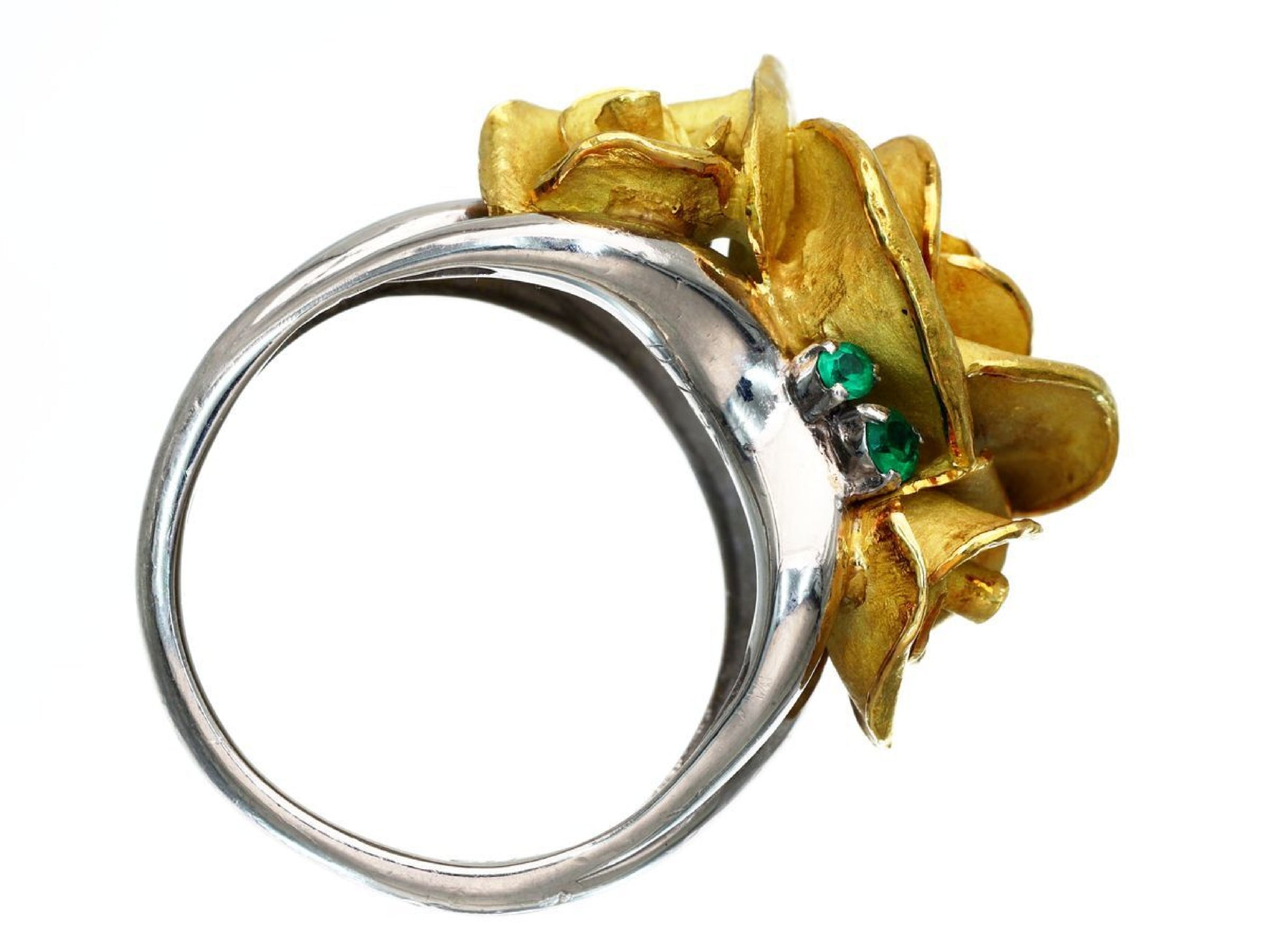 TOMOYAS E0.137ct PM900/K18 13.6g Ring