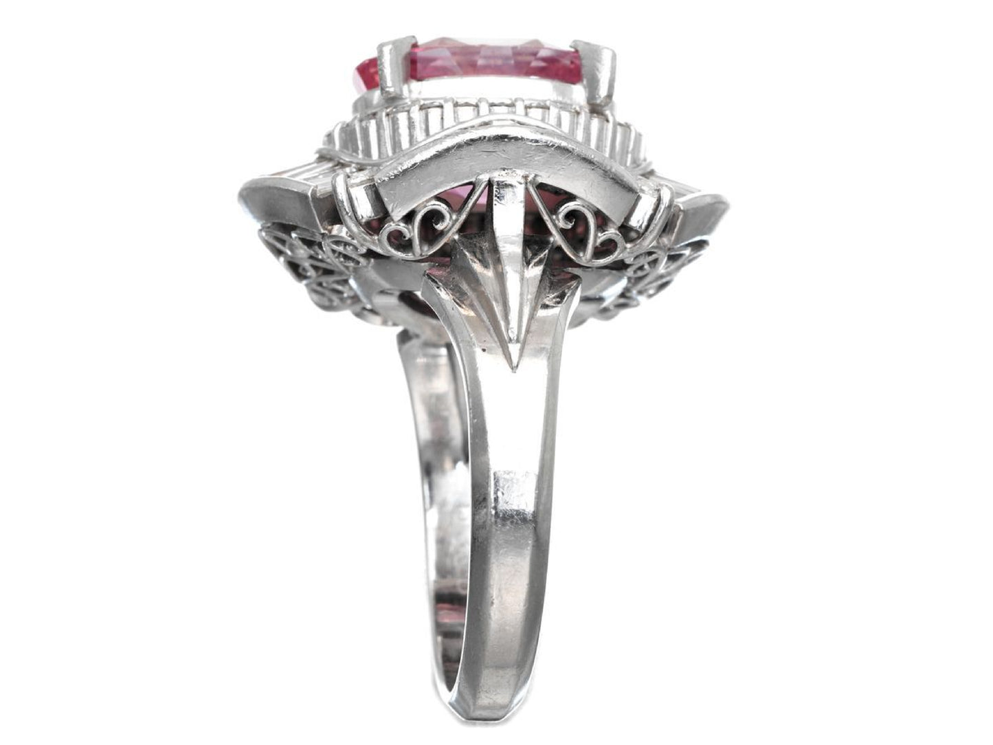 PS6.306ct D1.612ct Pt900 18.7g Ring