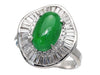 Jade 2.83ct D1.10ct PT900 10.4G Ring
