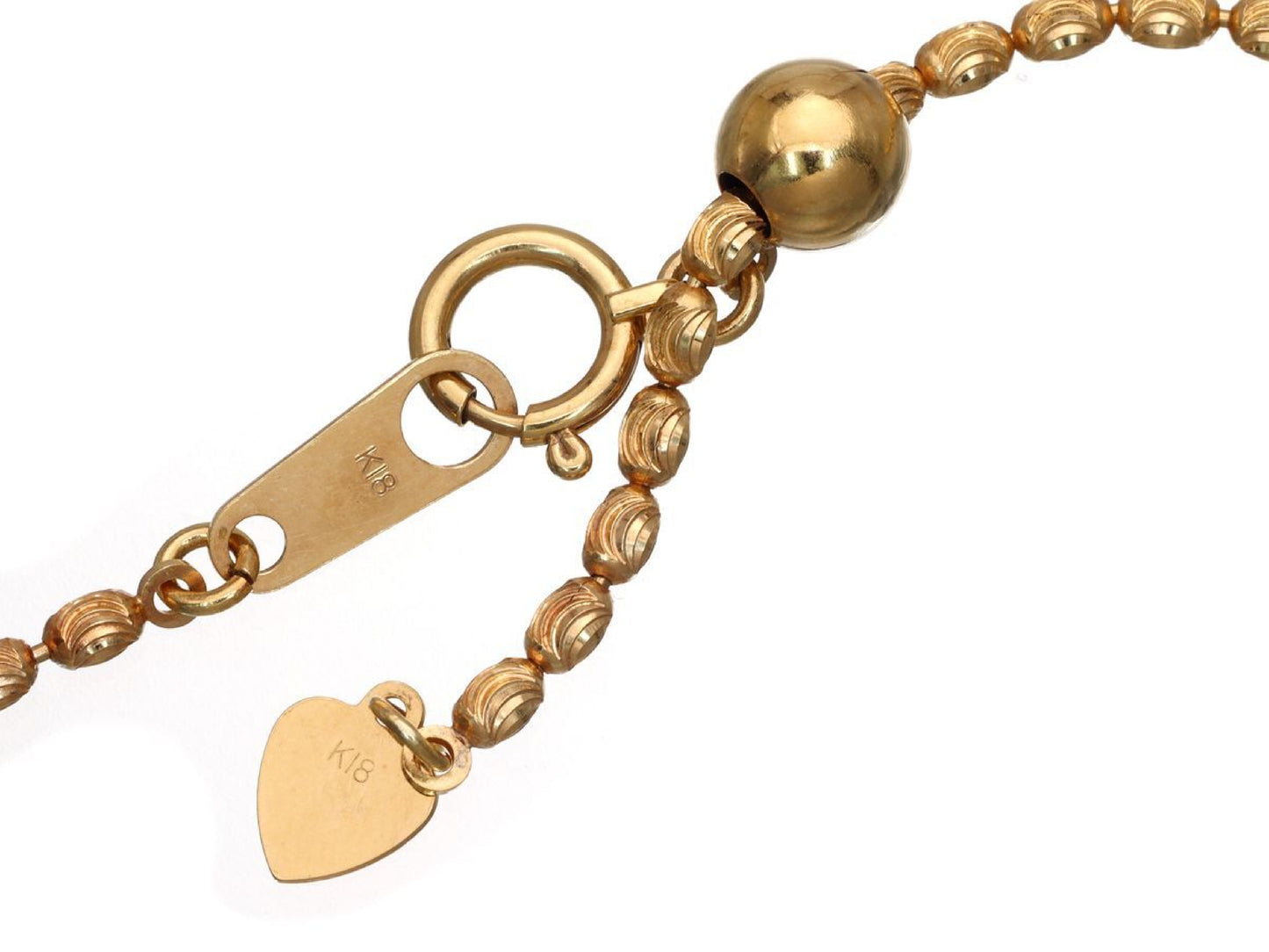 Golden Pearl Diameter Approx. 12.1mm D0.15ct K18 12.3g Necklace