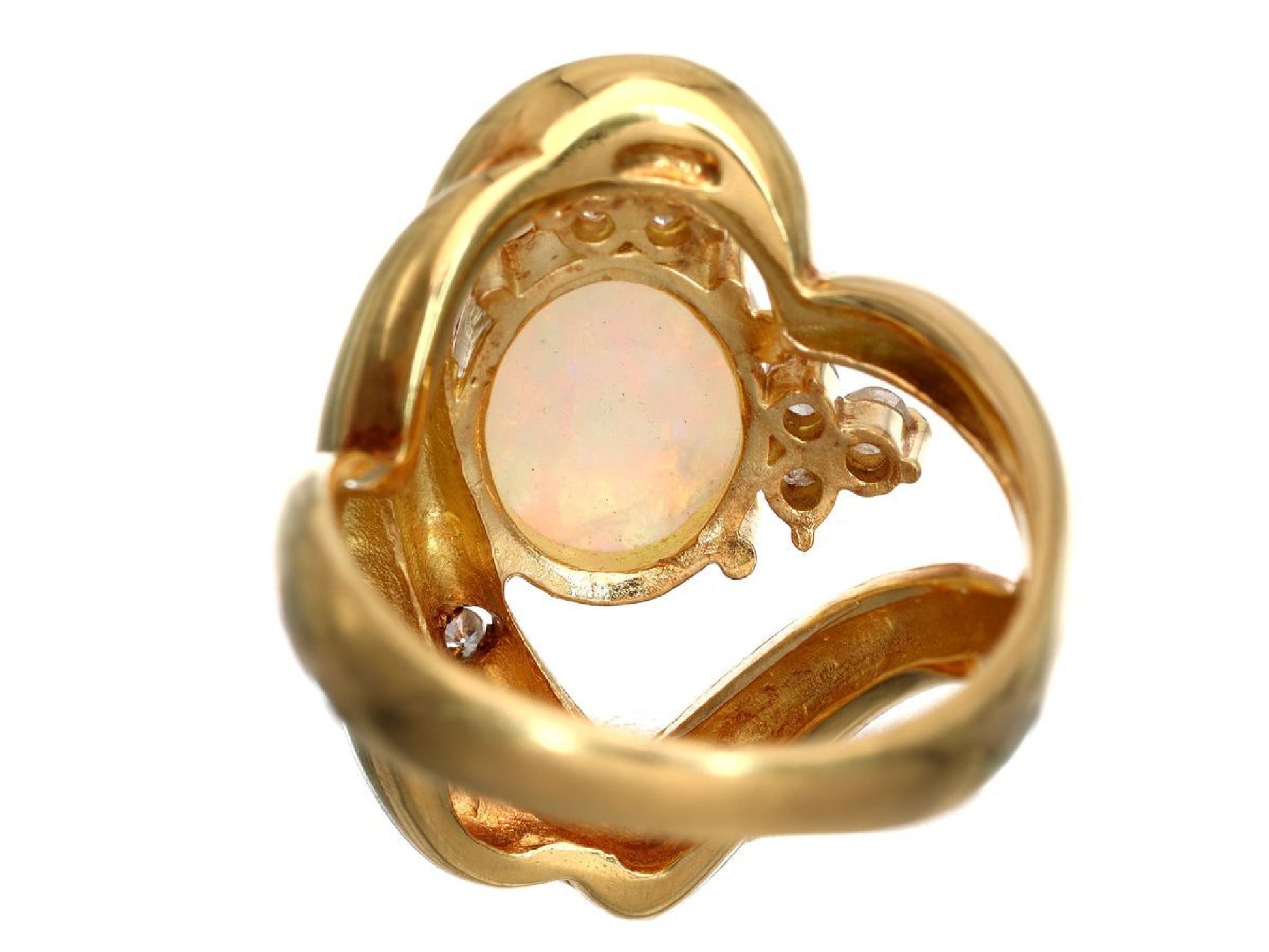 Opal D0.20ct K18 7.0g Ring