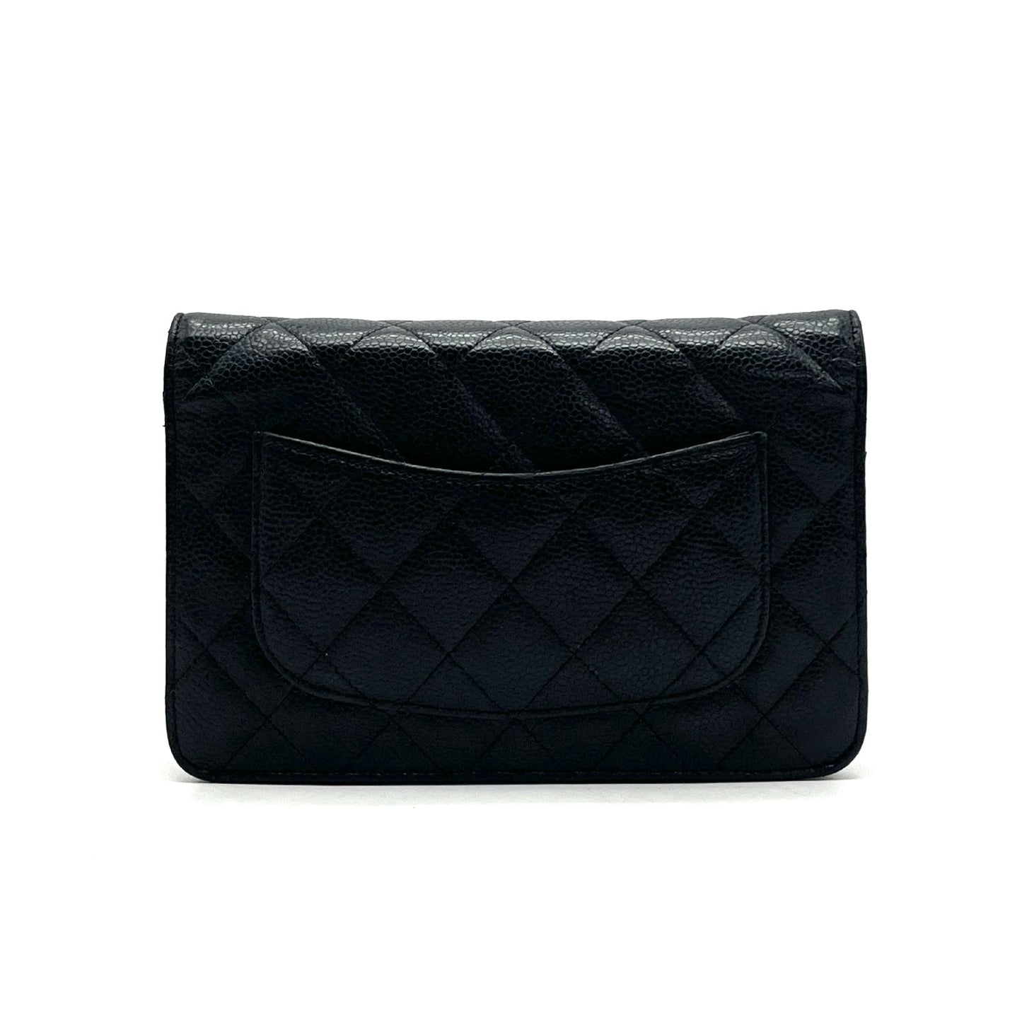 CHANEL CHANEL Matrasse Cocomark Caviar Skin Chain Wallet Shoulder Bag