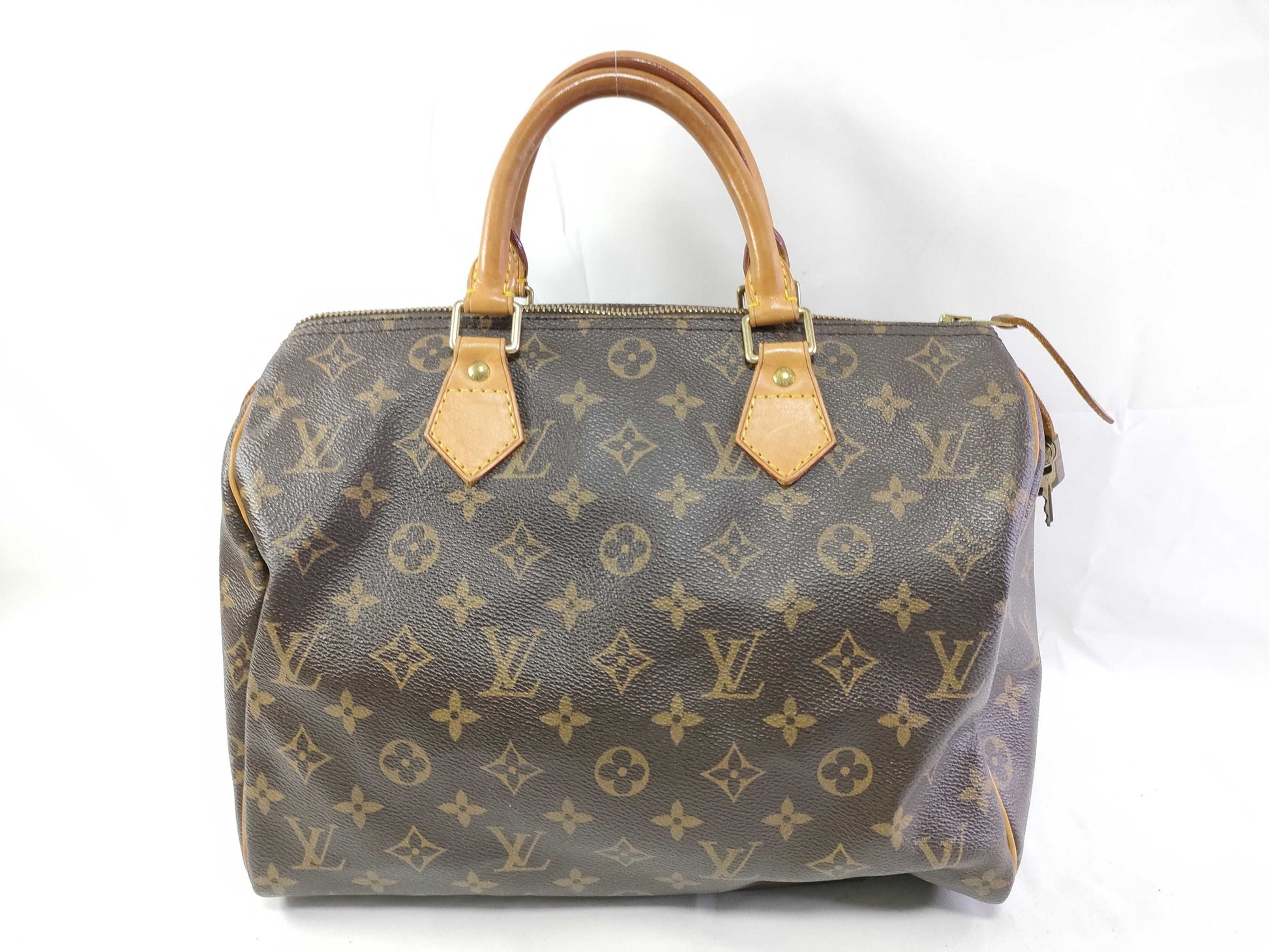 LOUIS VUITTON Monogram Vuitton Monogram Speedy 30 Handbag
