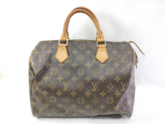 LOUIS VUITTON Monogram Vuitton Monogram Speedy 30 Handbag