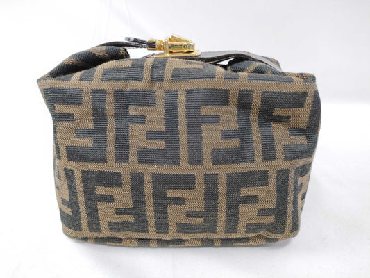 FENDI Zucca Vanity Pouch Handbag